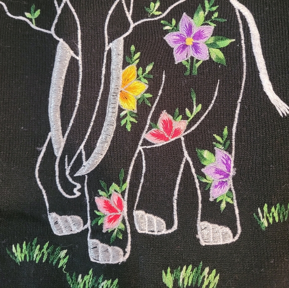 VINTAGE MARSHALL RUSSO Sweater, Large, Black - Picture 5 of 6